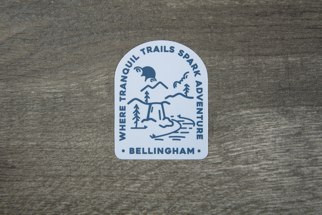 Tranquil Trails Sticker