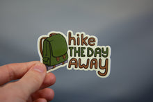 Load image into Gallery viewer, Hike the Day Away Sticker by Rage Puddle
