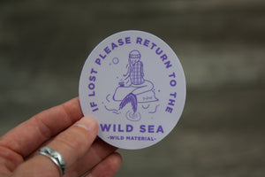 Wild Sea Sticker _ Purple