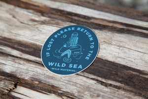 Wild Sea Sticker _ Teal