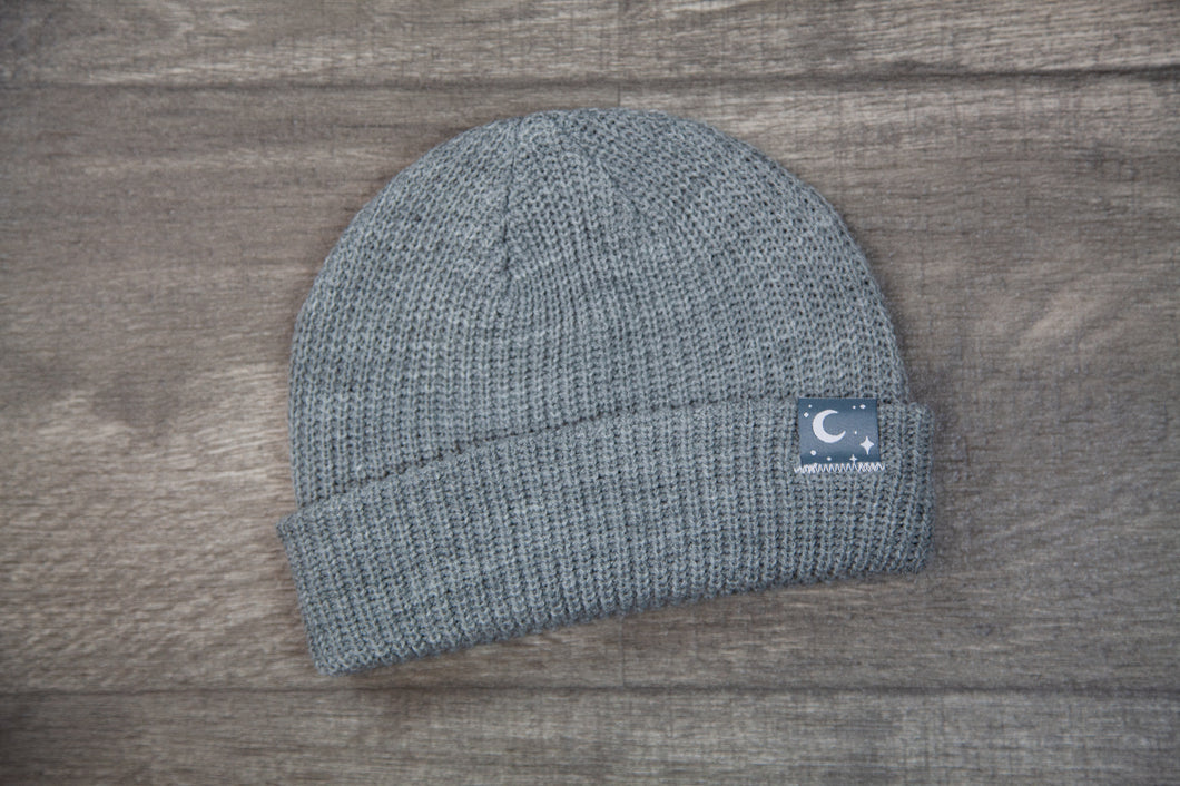 Cable Beanie _ Light Grey
