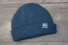 Load image into Gallery viewer, Cable Beanie _ Marine Blue
