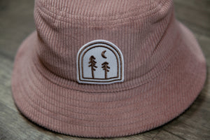 Corduroy Bucket Hat _ Hazy Pink