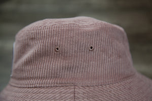 Corduroy Bucket Hat _ Hazy Pink