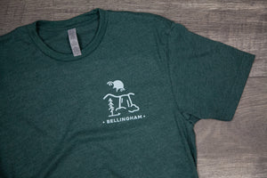 Bellingham Tranquil Trails - T-Shirt _ Green