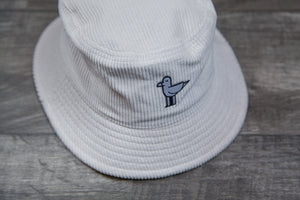 Corduroy Bucket Hat _ Cream Seagull