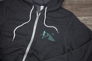 PNW Mountain - Zip Up Hoodie