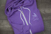 Load image into Gallery viewer, PNW Mermaid - Hoodie - Purple Zip-up
