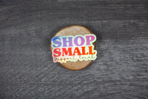 Shop Small Support Local Sticker by Abby