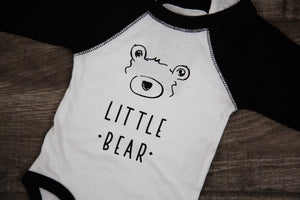 Little Bear Onesie - Black