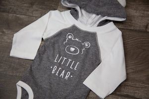 Little Bear Onesie - Grey