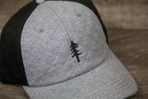 Quilted Hat _ Light Grey