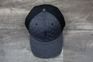 Quilted Hat _ Dark Grey
