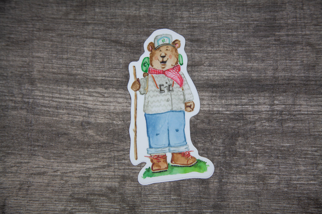 Adventure Bear Sticker by MaryGold Tales