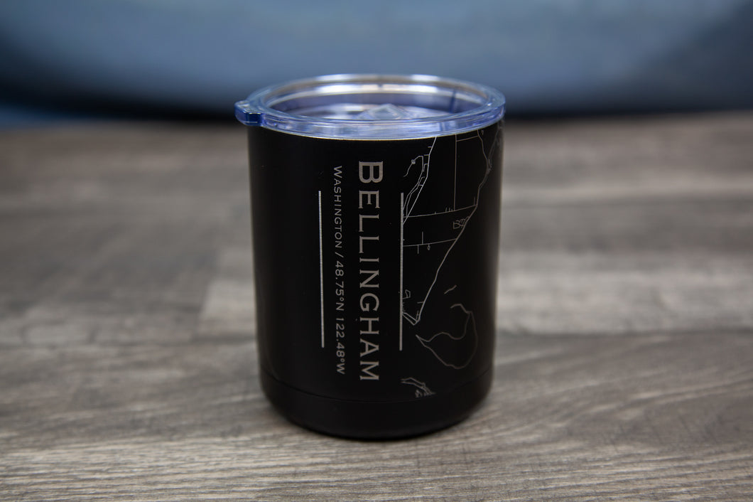 Bellingham WA Insulated Mug - Matte Black