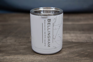 Bellingham WA Insulated Mug - Matte White