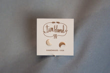Load image into Gallery viewer, Crescent Moon Studs - GOLD by Tumbleweed
