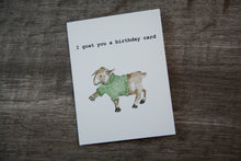 Load image into Gallery viewer, Goat Birthday Card by MaryGold Tales
