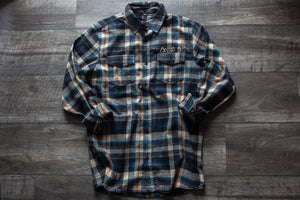 Men's Long Sleeve Plaid Flannel Shirt