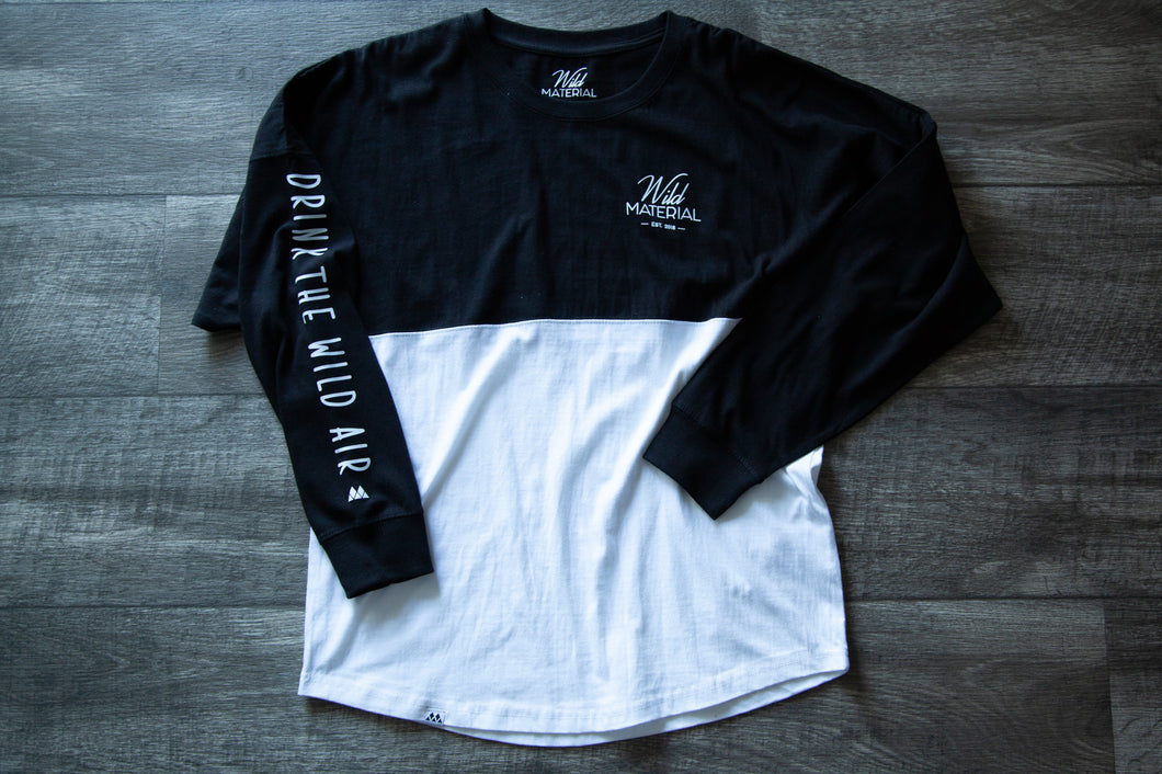 Drink the Wild Air - Black and White Long Sleeve