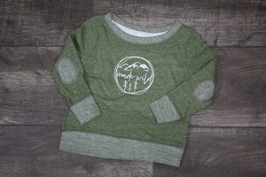 Toddler Terry Crew - Military Green