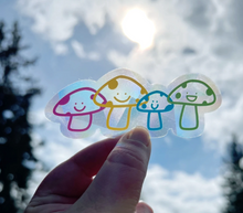 Load image into Gallery viewer, Mushroom Sun Catcher Sticker by Abby
